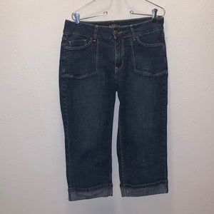 Riders by Lee dark wash capri jeans